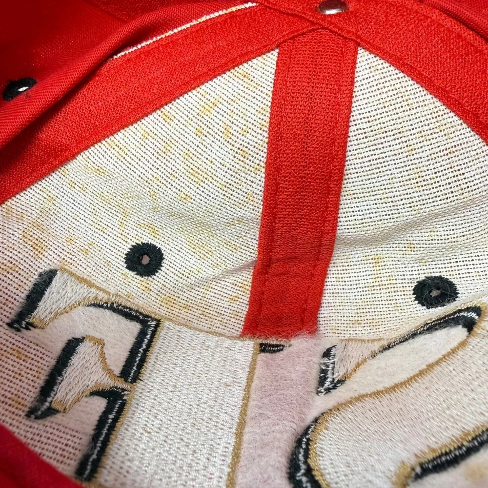 Vintage San Francisco 49ers Hat Competitor Snapback Red Black Gold NFL Cap Mens